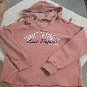 Las Vegas Women's Hoodie in Dusty Pink
